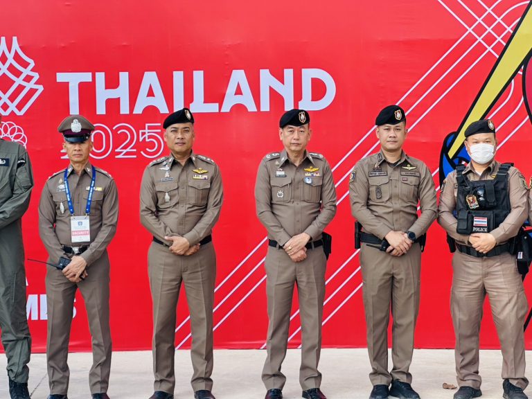 พล.ต.ต.อภิรักษ์ เวชกาญจนา รอง ผบช.ภ.1 เดินทางมาตรวจที่ทำการส่วนหน้าการจัดการแข่งขันกีฬาซีเกมส์ ครั้งที่ 33