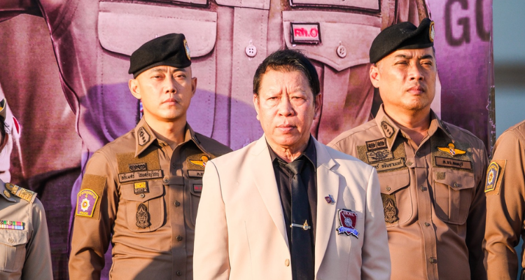 พิธีปล่อยแถวระดมกวาดล้างอาชญากรรม และอำนวยความสะดวกการจราจรในช่วงเทศกาลคริสต์มาส และเทศกาลปีใหม่ ๒๕๖๙