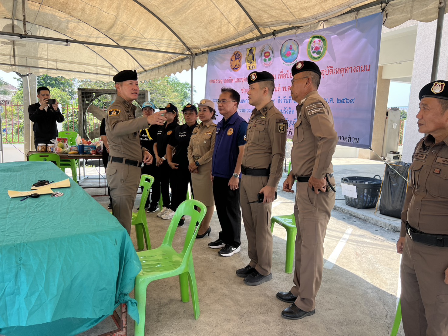 บริการประชาชน เพื่อป้องกันและลดอุบัติเหตุทางถนน ช่วงเทศกาลสงกรานต์ ประจำปี พ.ศ.2569