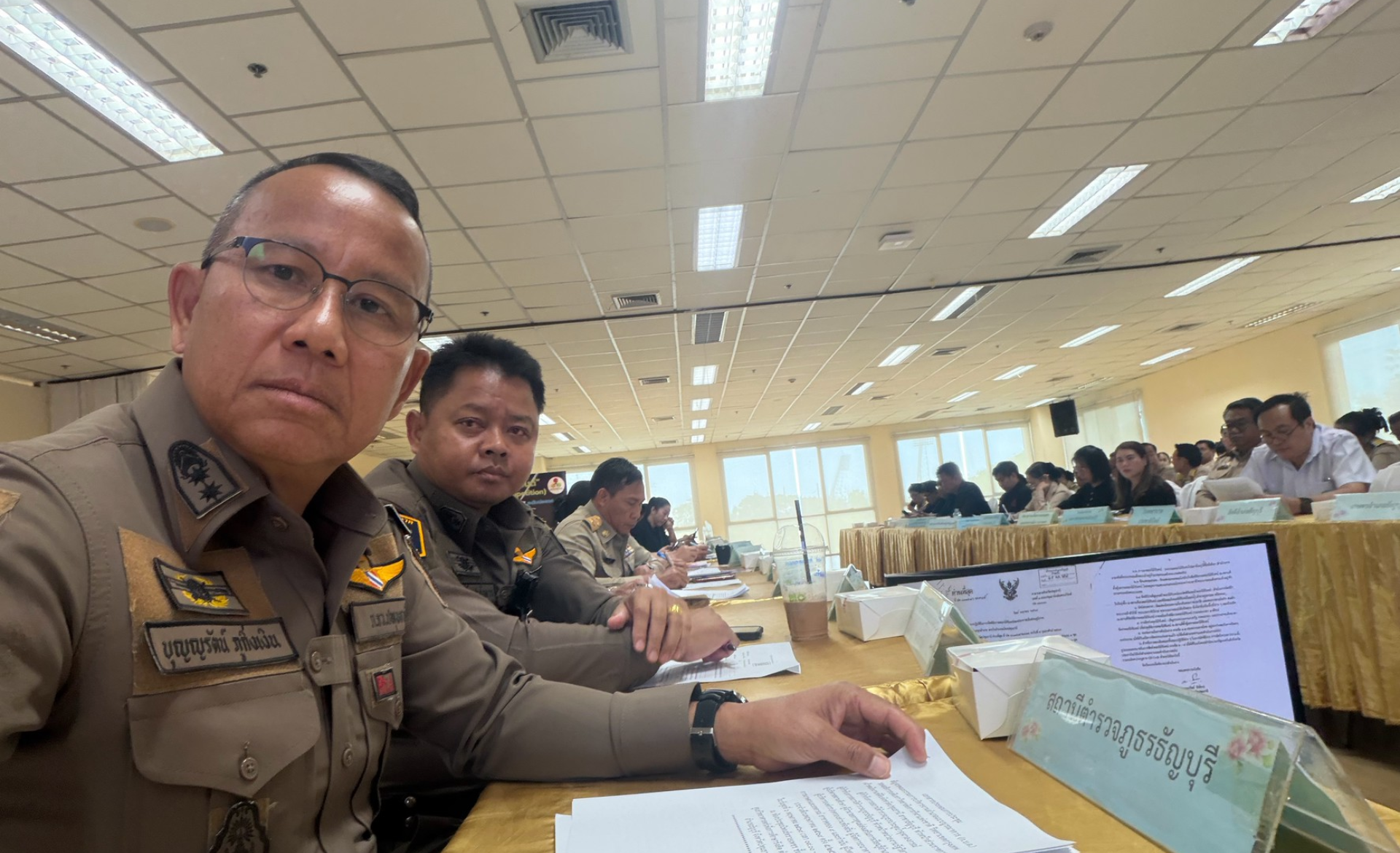 ร่วมประชุมสัญจรคณะกรรมการบริหารงานอำเภอแบบบูรณาการ(ก.บ.อ.)